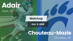 Matchup: Adair vs. Chouteau-Mazie  2018
