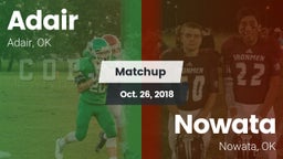 Matchup: Adair vs. Nowata  2018