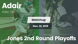Matchup: Adair vs. Jones  2nd Round Playoffs 2019