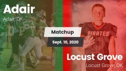 Matchup: Adair vs. Locust Grove  2020
