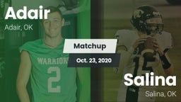 Matchup: Adair vs. Salina  2020