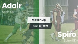 Matchup: Adair vs. Spiro  2020