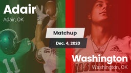 Matchup: Adair vs. Washington  2020