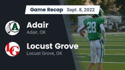 Recap: Adair  vs. Locust Grove  2022