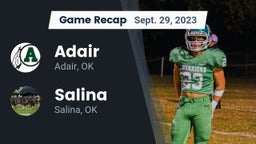 Recap: Adair  vs. Salina  2023