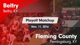 Matchup: Belfry vs. Fleming County  2016