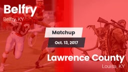 Matchup: Belfry vs. Lawrence County  2017