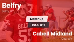Matchup: Belfry vs. Cabell Midland  2018