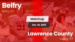 Matchup: Belfry vs. Lawrence County  2019