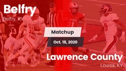 Matchup: Belfry vs. Lawrence County  2020