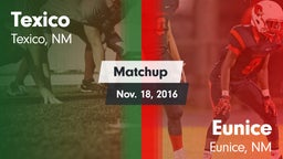 Matchup: Texico vs. Eunice  2016