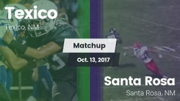 Matchup: Texico vs. Santa Rosa  2017