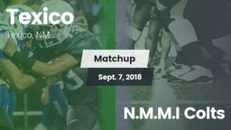 Matchup: Texico vs. N.M.M.I Colts 2018