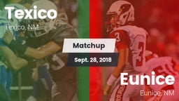 Matchup: Texico vs. Eunice  2018