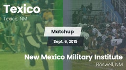 Matchup: Texico vs. New Mexico Military Institute 2019