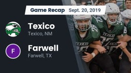 Recap: Texico  vs. Farwell  2019
