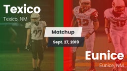 Matchup: Texico vs. Eunice  2019