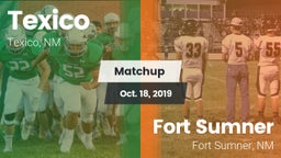 Matchup: Texico vs. Fort Sumner  2019
