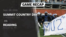 Recap: Summit Country Day vs. Reading  2016