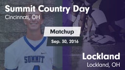 Matchup: Summit Country Day vs. Lockland  2016