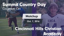 Matchup: Summit Country Day vs. Cincinnati Hills Christian Academy 2016