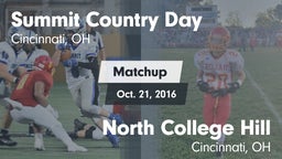 Matchup: Summit Country Day vs. North College Hill  2016