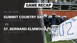 Recap: Summit Country Day vs. St. Bernard-Elmwood Place  2016