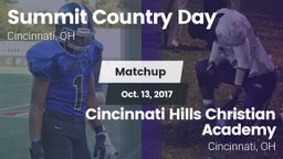 Matchup: Summit Country Day vs. Cincinnati Hills Christian Academy 2017