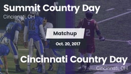 Matchup: Summit Country Day vs. Cincinnati Country Day  2017