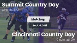 Matchup: Summit Country Day vs. Cincinnati Country Day  2019