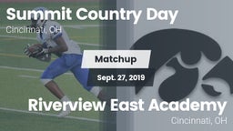 Matchup: Summit Country Day vs. Riverview East Academy  2019