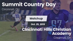 Matchup: Summit Country Day vs. Cincinnati Hills Christian Academy 2019