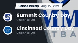 Recap: Summit Country Day vs. Cincinnati Country Day  2021