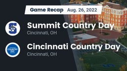 Recap: Summit Country Day vs. Cincinnati Country Day  2022