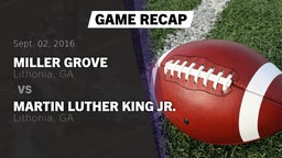 Recap: Miller Grove  vs. Martin Luther King Jr.  2016