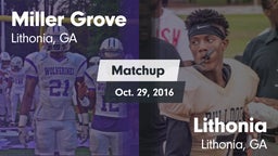 Matchup: Miller Grove vs. Lithonia  2016