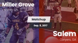 Matchup: Miller Grove High vs. Salem  2017