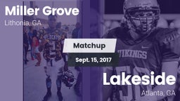 Matchup: Miller Grove High vs. Lakeside  2017