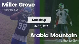 Matchup: Miller Grove High vs. Arabia Mountain  2017