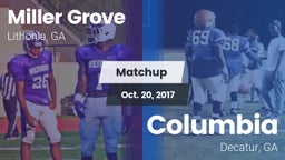 Matchup: Miller Grove High vs. Columbia  2017