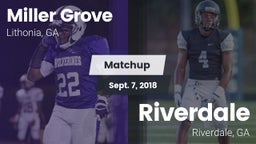 Matchup: Miller Grove High vs. Riverdale  2018