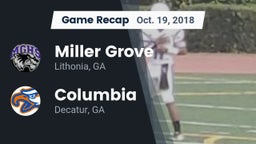 Recap: Miller Grove  vs. Columbia  2018