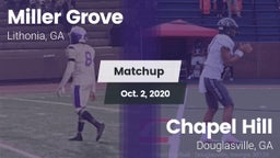Matchup: Miller Grove High vs. Chapel Hill  2020