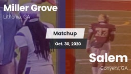 Matchup: Miller Grove High vs. Salem  2020