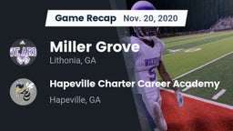 Recap: Miller Grove  vs. Hapeville Charter Career Academy 2020