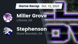 Recap: Miller Grove  vs. Stephenson  2023