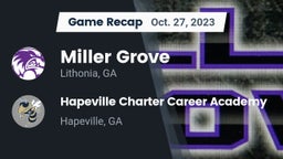 Recap: Miller Grove  vs. Hapeville Charter Career Academy 2023