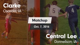 Matchup: Clarke vs. Central Lee  2016