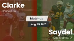 Matchup: Clarke vs. Saydel  2017