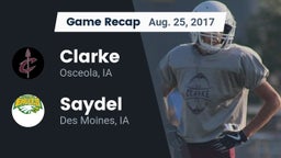 Recap: Clarke  vs. Saydel  2017